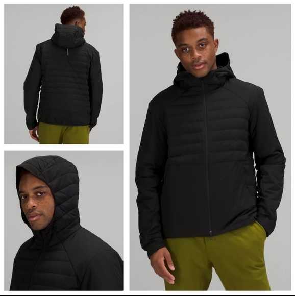 NWT Lululemon Men's BLACK Down For It All Hoodie Unisex - Picture 1 of 4